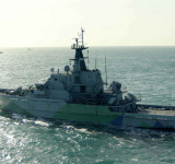 Russian frigate fires warning shots near  Britain’s waters to avert yacht collision
